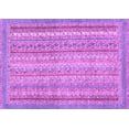 thumbnail image 1 of Ahgly Company Indoor Rectangle Oriental Purple Modern Area Rugs, 5' x 7', 1 of 4