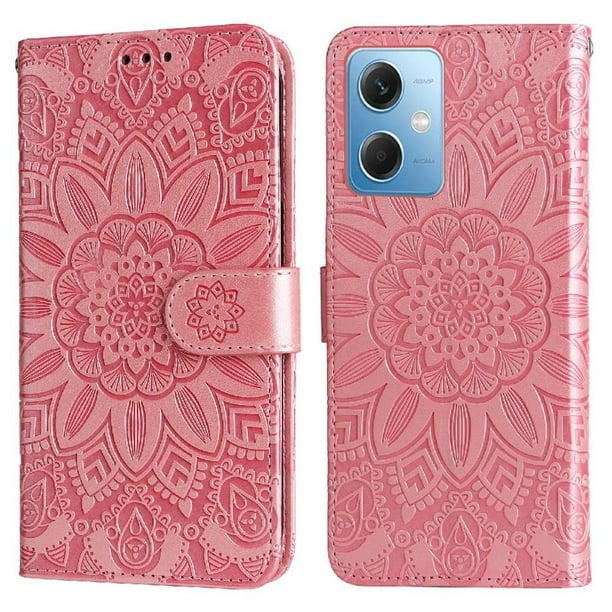 Funda tipo cartera GANGXUN para Xiaomi Poco X5 , diseño girasol, cuero PU, soporte, cierre magnético, tarjetero