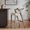 Ivory, variant on iNSPIRE Q Billings Industrial Aged Grey Finish Linen Bar Height Bar Stools, Ivory