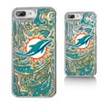 thumbnail image 5 of Miami Dolphins iPhone Paisley Design Glitter Case, 5 of 5