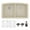 Bisque, variant on Karran Usa Qu-710-Pk1 Quartz Qu 32" Undermount Double Basin Quartz Composite Kitchen Sink