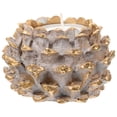 thumbnail image 3 of Portavelas decorativo con forma de piña, de resina artesanal, ideal para decorar la mesa en Navidad., 3 of 7