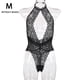 thumbnail image 1 of Lencería erótica para mujer Mono con cuello en V Body con diseño de borde de encaje sexy, M Inevent XX000127-02, 1 of 7