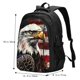 thumbnail image 5 of Fotbe Retro American Eagle A Mochila con Estampado y Puerto USB para Hombre y Mujer, Mochila Antirrobo, Mochila de Viaje, Mochila Escolar, Mochila Universitaria, 5 of 7