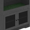 thumbnail image 4 of ModFusion Golf Bag Club Storage Cabinet, Black Ash Finish with Doors, Turf Mat Organizer for Bags, Balls, Accessories, 4 of 10