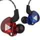 thumbnail image 2 of Auriculares con cable de 3,5 mm, tipo en la oreja, Auriculares de teléfono, Auriculares de sonido de alta fidelidad para tableta MP3 MP4, rojo, azul 1 par Monstrate EL003207-03B, 2 of 2