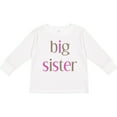 thumbnail image 3 of Inktastic Big Sister Girls Long Sleeve Toddler T-Shirt, 3 of 5