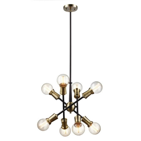 

Trans Globe Lighting Zody 8-Light Rubbed Oil Bronze and Antique Brass Pendant (NEW OPEN BOX)