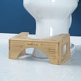 thumbnail image 5 of Taburete para inodoro Squatty Potty The Original Bamboo Flip Brown, 5 of 5