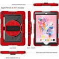 thumbnail image 6 of K-Lion for iPad 10th Generation Case with Shoulder Strap, New iPad (2022) Case 10.9 inch with 360 Rotatable Kickstand Hand Strap Heavy Duty Shockproof Case for iPad 10th Gen 10.9", Red, 6 of 7