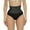 Black, variant on Women'S Shaping Solid Hollow Mesh Elastic Waist Pants High Waist Underwear Shapewear