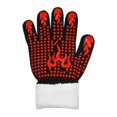 thumbnail image 4 of Guantes de horno DYNWAVEMX resistentes al calor 1 par para Cocinar en Microondas rojo, 4 of 8