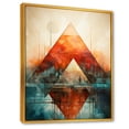 thumbnail image 2 of Designart "Colorful Mexican Art Pyramid" Mexican Art Floater Framed Canvas Prints, 2 of 5