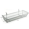 thumbnail image 1 of Azar Displays 300626-2pack Large Wire Basket, Chrome(Pack of 2), 1 of 1
