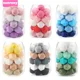 thumbnail image 2 of Sunrony 20 piezas de cuentas de silicona hexagonales de 14 mm/17 mm, cuentas de silicona para hacer joyas, cadena de chupete DIY a granel, accesorios de joyería, 2 of 5