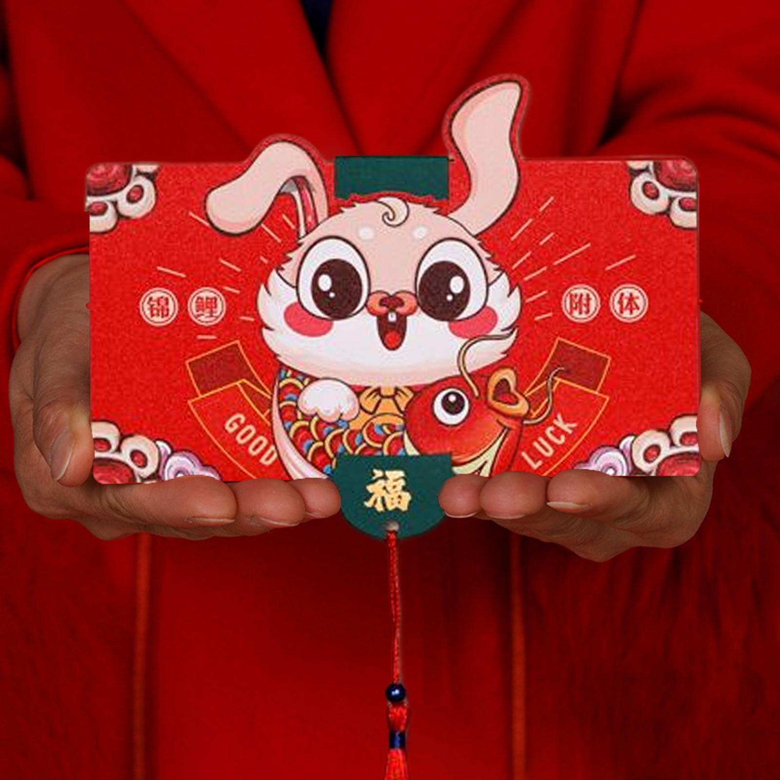 Make Auspicious Red Envelope For Chinese New Year
