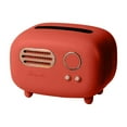 thumbnail image 2 of Fmbmuo Retro Radio Shaped Tissue Box Cover Decorative Tissue Box Cover Plastic Traditional Countertop for Living Room, 2 of 5