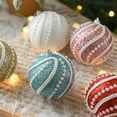 thumbnail image 4 of Methold Las bolas navideñas livianas de 8 cm con un romántico encaje de perlas son livianas y se pueden colgar Kits de decoración para fiestas color champán, 4 of 6