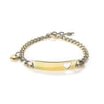 thumbnail image 2 of Stainless Steel Bracelet Engraved Hollow Heart Stainless Steel Bracelet for Women, 2 of 4