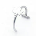 thumbnail image 1 of CHUANK Bague de Lèvre Cœur Étoile Réglable Multi-style Faux Labret Bijou de Perçage Corporel - Argent D, 1 of 9