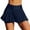 Navy, variant on Womens Solid Swim Skirt with Brief Tankini Short Ruffle Bathing Suit Bottoms