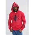 thumbnail image 4 of Marvel Spider-Man Fleece Matching Family Zip Up Cosplay Hoodie Adult, 4 of 5