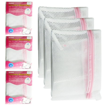 3 Laundry Wash Bags Mesh Zippered Delicate Intimates Socks 3 Laundry Wash Bags Mesh Zippered Delicate Intimates Socks Bra Clothes
