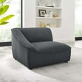 thumbnail image 2 of Sectional Sofa Set, Fabric, Dark Grey Gray, Modern Contemporary Urban Design, Living Lounge Room Hotel Lobby Hospitality, 2 of 8