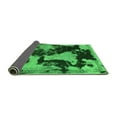 thumbnail image 2 of Ahgly Company Indoor Round Abstract Green Modern Area Rugs, 6' Round, 2 of 4