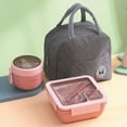 thumbnail image 2 of Clearance! Bento Lunch Box, Yoaney Portable Lunch Box Microwave Heating Leak Proof Lunchbox with Tableware for Travel Picnic Work (Color : 850Ml White), Pink4, 2 of 4