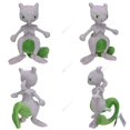 thumbnail image 3 of Peluche de Pokémon Mewtwo, juguetes de anime, Mewtwo verde brillante, peluche de pie, muñeco de colección, regalo divertido de Navidad para niños, 3 of 5