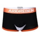 thumbnail image 1 of Pantalones cortos deportivos de algodón de malla para hombre, ropa interior clásica con cintura elástica METRO, 1 of 9