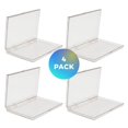 thumbnail image 4 of Gary Plastic Packaging Boîte Transparente en Plastique Rigide avec Couvercle à Charnière, Boîte de Rangement Souvenir et Vitrine pour Objets de Collection, 6 Pouces L x 4 Pouces L x 1/2 Pouces H, 4 Boîtes, Fabriqué aux É.-U., 4 of 4