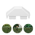 thumbnail image 2 of White PVC Fence Cap for Daily Use Durable and Decorative Flat Design Fits Various Fences 8 Pieces, 2 of 8
