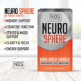 thumbnail image 6 of NDS Nutrition Neuro Sphere - Brain Health Formula - Nootropic, Increase Focus and Energy, Enhance Concentration, Improve Memory, Antioxidant and Immunity Support - 90 Capsules, 6 of 8