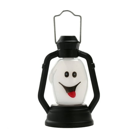 

Hemoton Mini Funny LED Colorful Halloween Lantern Lamp Portable Hanging Night Light Halloween Gift (Ghost)