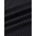 thumbnail image 5 of Musculosa CRZ YOGA sin costuras con espalda nadadora acanalada negra XX-S, 5 of 5
