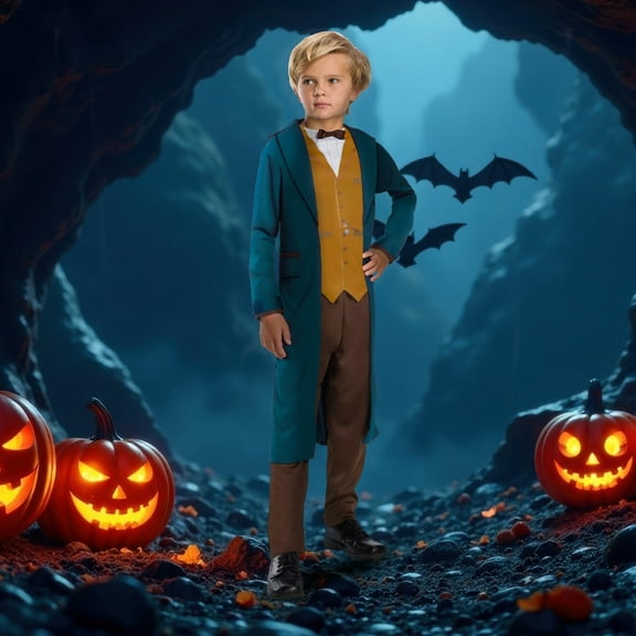 Rubies Boy's Newt Scamander Fantastic Beasts Halloween Costume Size M