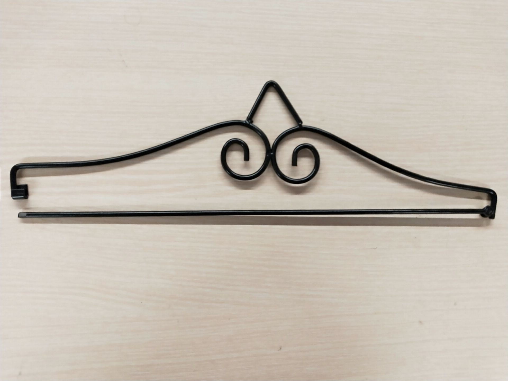 Northlight 14.5 Inch Black Metal Garden Flag Hanger