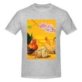 thumbnail image 4 of Bingfone The Chicken Family Men'S Loose Fit Short-Sleeve Pocket T-Shirt, 4 of 7