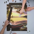 thumbnail image 3 of Voyageurs National Park, Minnesota, Painterly National Park Series (1000 Piece Puzzle, Size 19x27, Challenging Jigsaw Puzzle for Adults and Family, Made in USA), 3 of 4