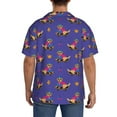 thumbnail image 5 of Xecao offers the Labrador Retriever Dog for Men's Casual Short-sleeved Shirt, a button-up collared shirt with a pocket, perfect for beach vacations and yacht travel in the X-Large size., 5 of 7
