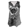 thumbnail image 4 of JINMGG Tank Tops for Women under $5,Fashion Women Summer Print V-Neck T-Shirt Sleeveless Tops Casual Blouse Gray XL, 4 of 4