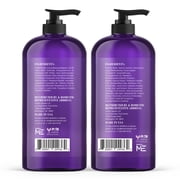 BOTANIC HEARTH Purple Shampoo and Conditioner Set - for All Shades of Blonde, Silver and Gray Hair - Enhances Highlights - Sulfate Free, Paraben Free, 16 fl oz each