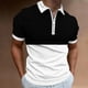 thumbnail image 5 of Camisetas de Manga Larga para Hombres Casual Impreso Girar Abajo Cuello Cremallera Camiseta, Ligera Blusa de Algodón de Imitación para el Hogar, Diario Y Cuatro Estaciones de Uso, 5 of 5
