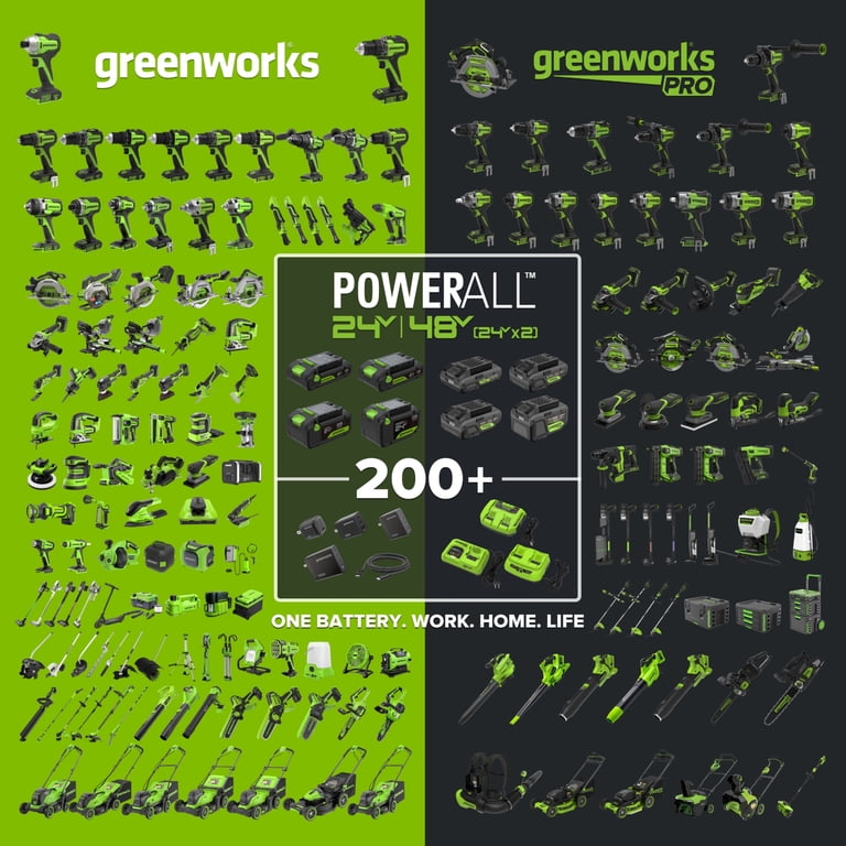Greenworks 3PC 1/4