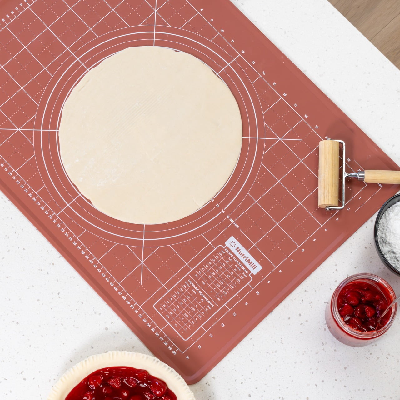 NutriMill Silicone Dough Mat - Large 20" x 28"