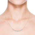 thumbnail image 4 of Angara Collier en Diamant Naturel - Collier Pendentif Rond Contemporain en Or Jaune 14K pour Femmes, 4 of 8
