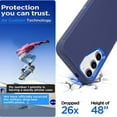 thumbnail image 4 of For Samsung Galaxy S24 Plus / Galaxy S25 Plus Case Shockproof Dust / Drop proof Heavy Duty Rugged Protectie Cover 3 in 1 Layers Case For Galaxy S24 Plus S25 Plus 6.7'' Blue, 4 of 9