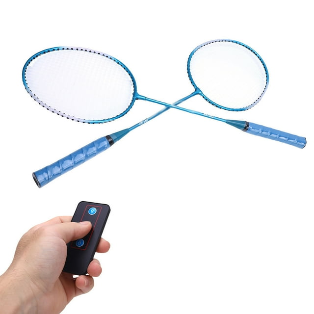 Shuttlecock Training Device, Badminton Self Training Tool Safe Easy Installation with Remote Control for Indoor Practice